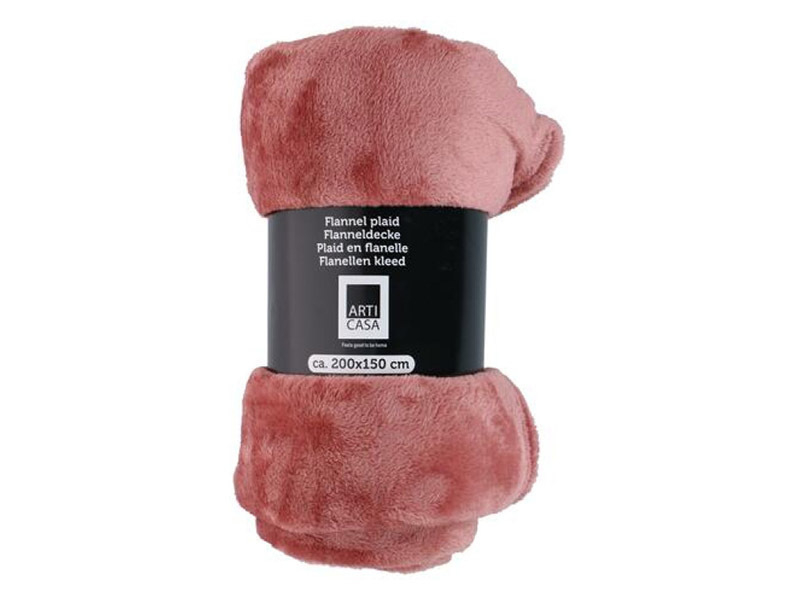 Arti Casa plaid - Pink