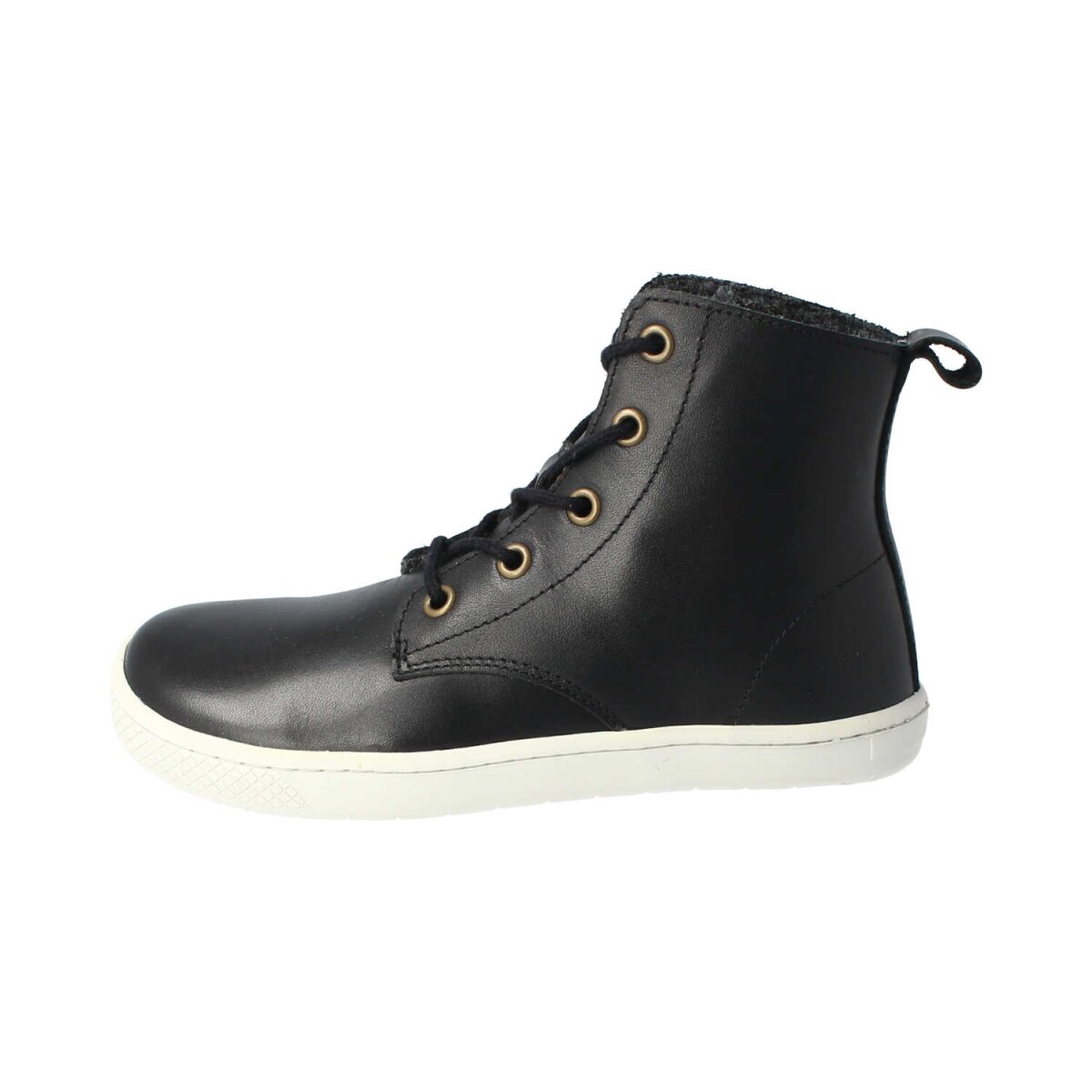 2021012-F00 HAPPY-FEEL nappa black woolfleece laces Weite/M