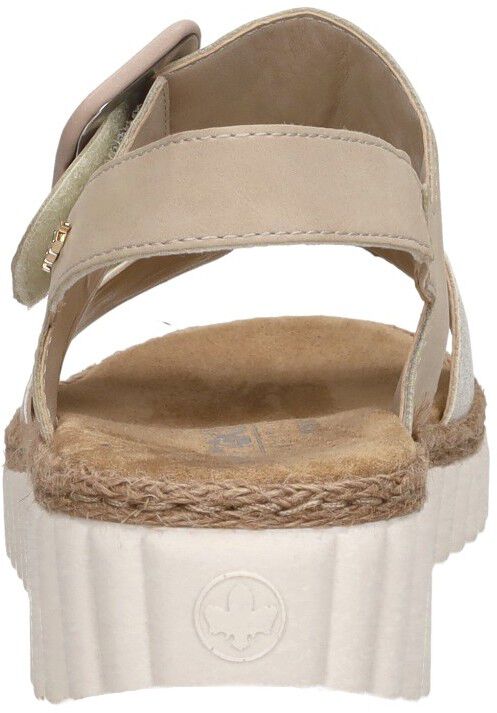 Rieker Sandalen Plat beige