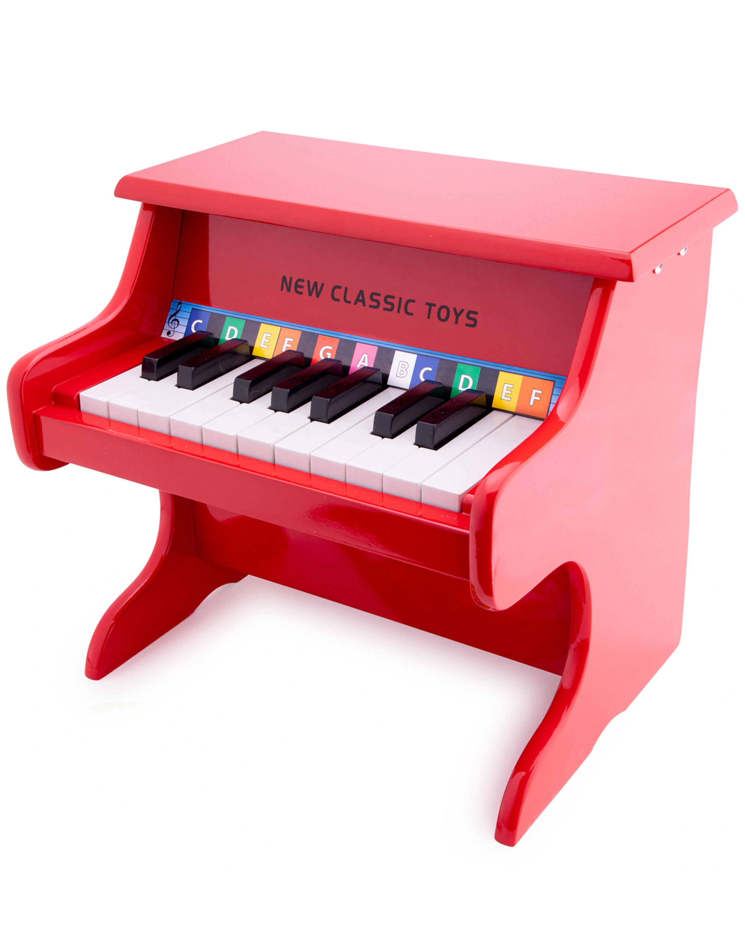 Klavier PIANO mit 18 Tönen in rot