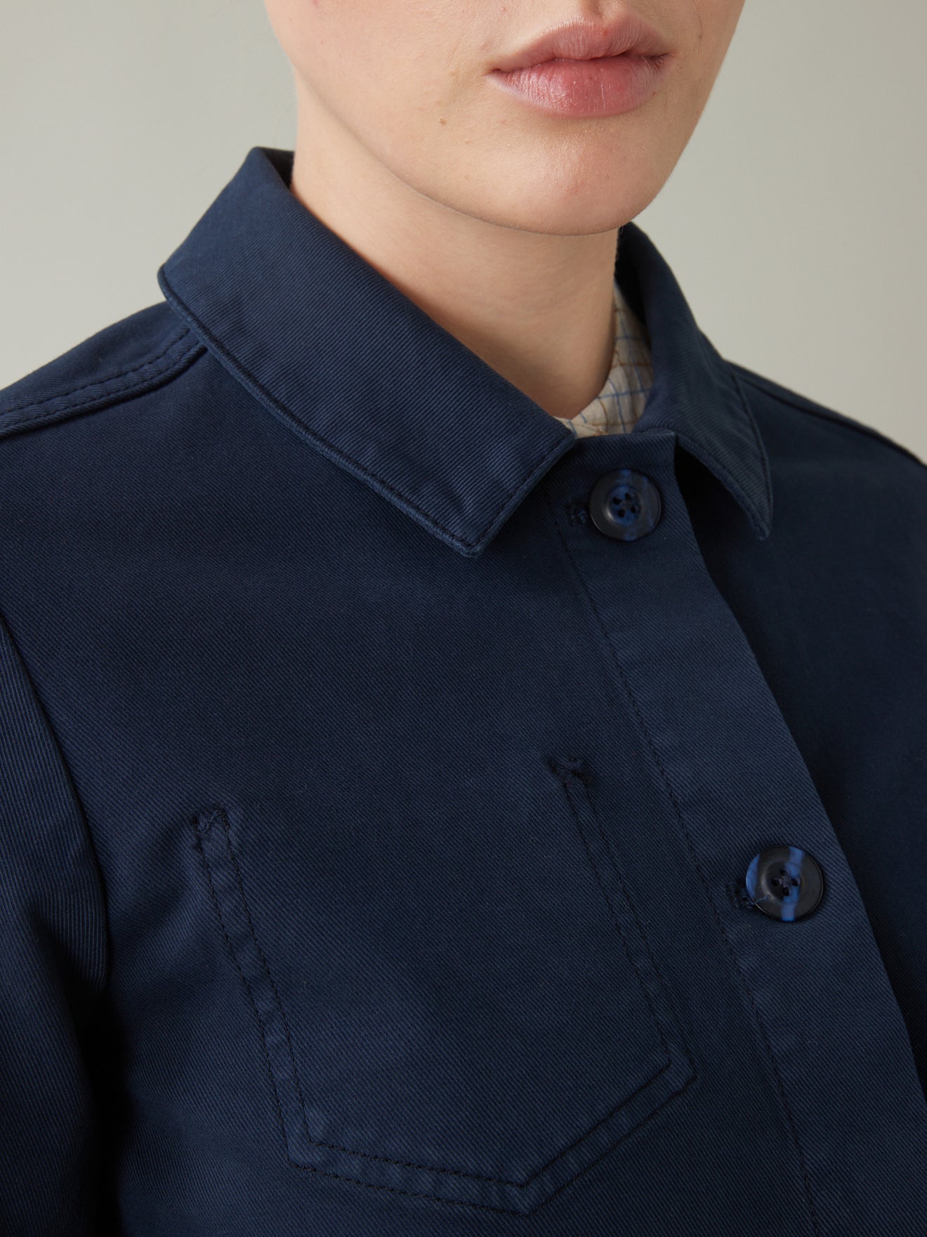 Veste worker en twill femme
