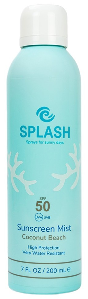 SPLASH - Coconut Beach Sunscreen Mist SPF 50+ 200 ml - Solcreme