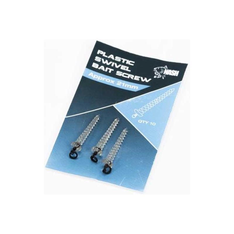 Accroche Appat Nash Plastic Swivel Bait Screw