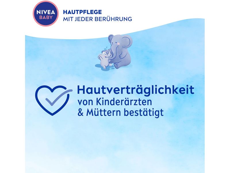 NIVEA BABY Shampoo Extra Mild 200 ml Shampoo mit integrierter Pflegespülung schützt und stärkt die Kopfhaut und das Haar