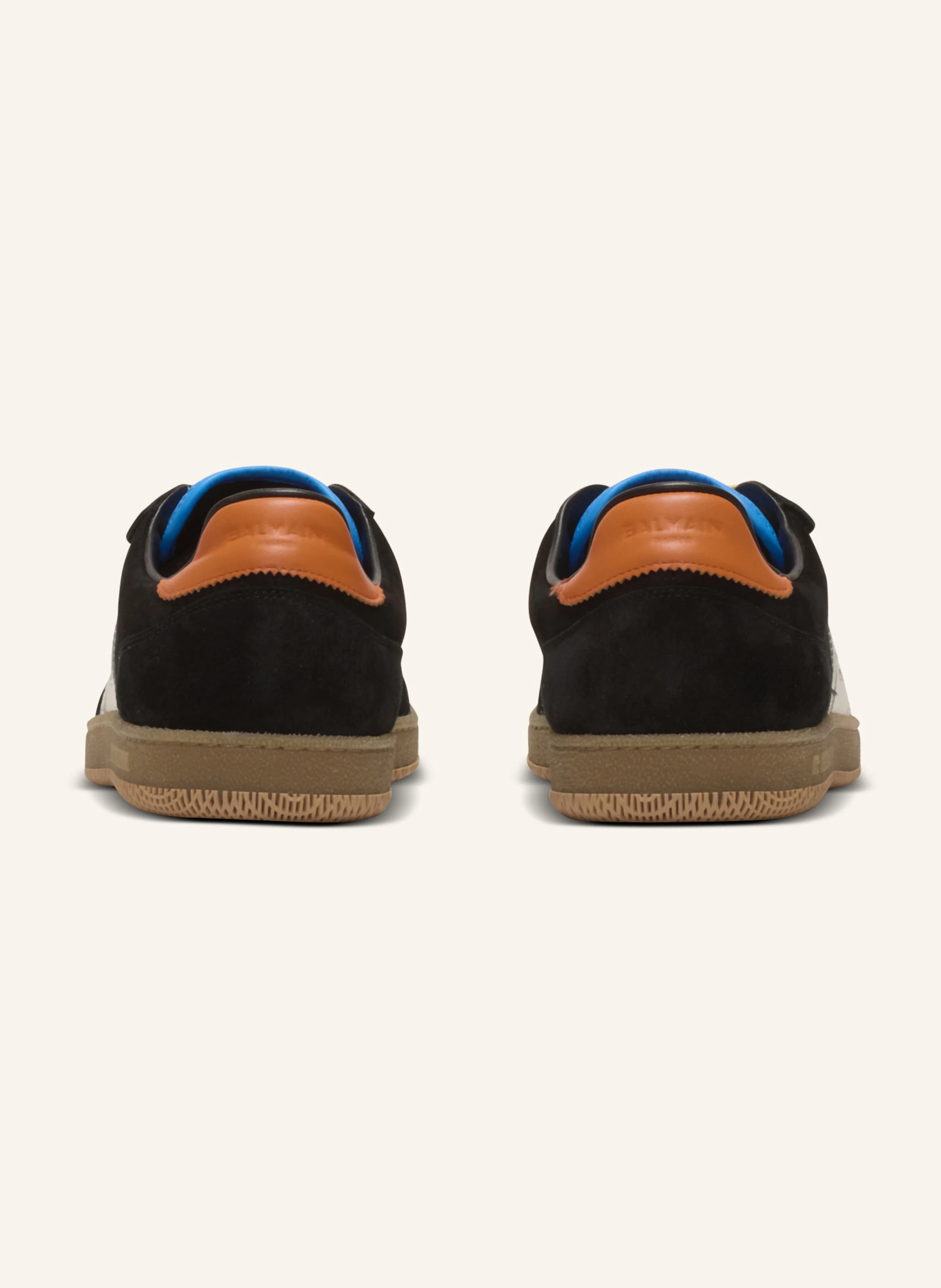BALMAIN Sneakers Swan aus Kalbsleder und Wildleder