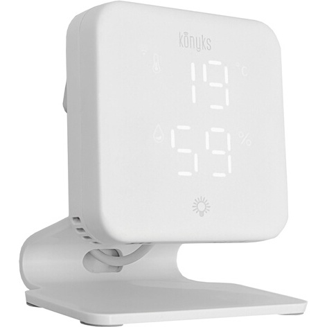 Thermostat connecté Konyks Clim+PAC - Cde infrarouge univ + Thermomètre + Hygromètre