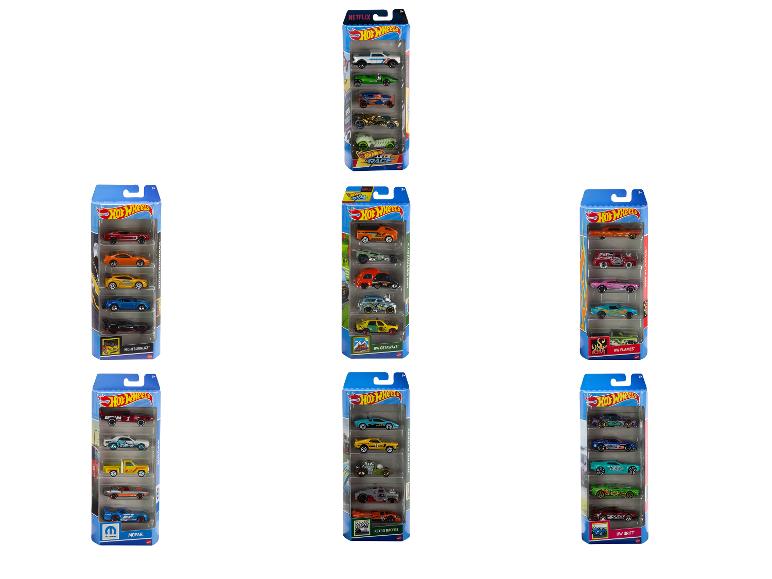 Set van 5 speelgoed auto's