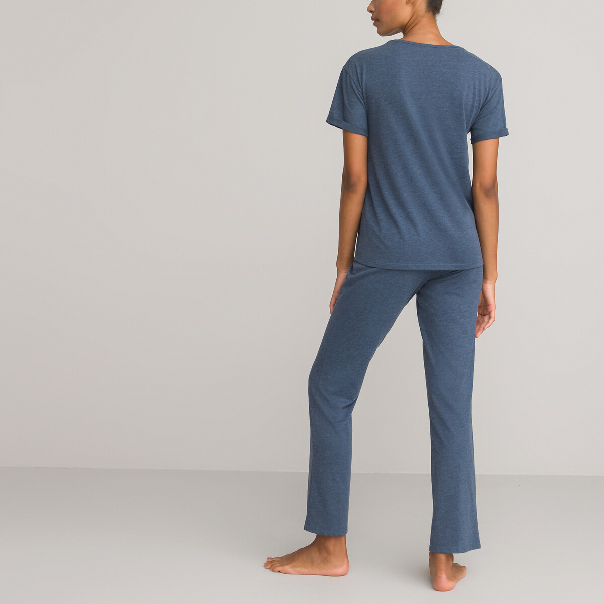 COLEÇÕES LA REDOUTE<br>Pijama em jersey de manga curta