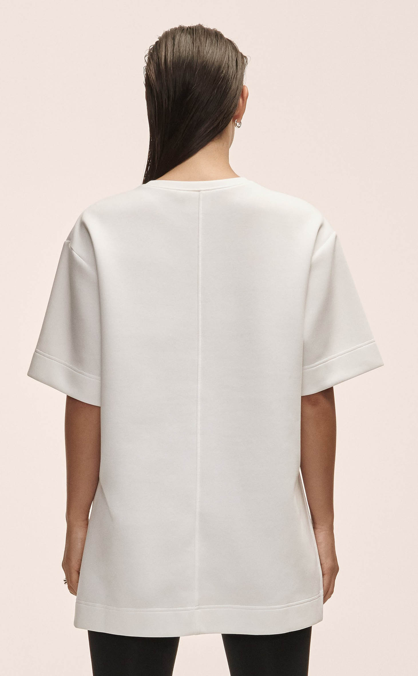 Aria Oversize Tee White