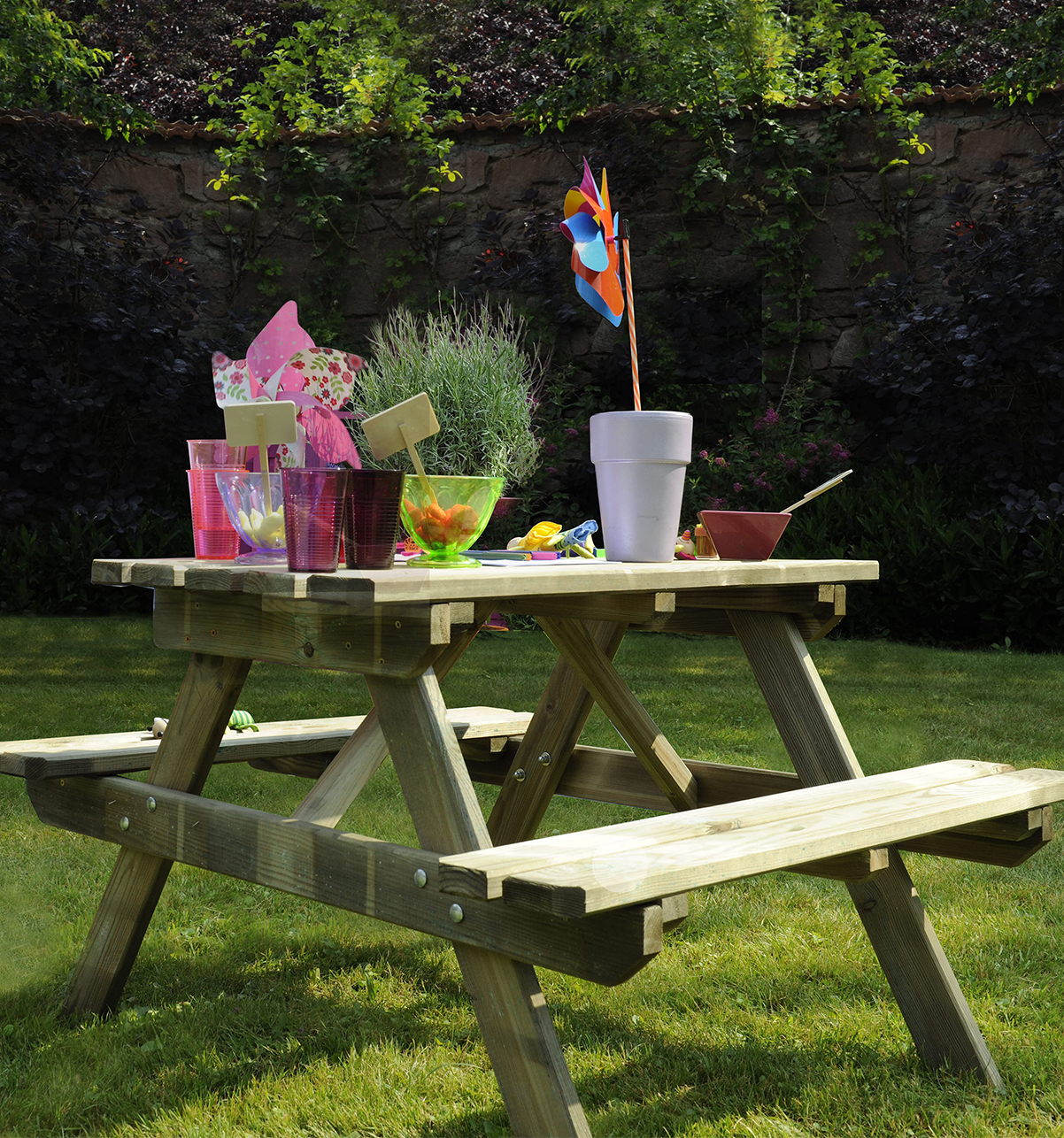 Table de pique-nique pour enfants wapiti