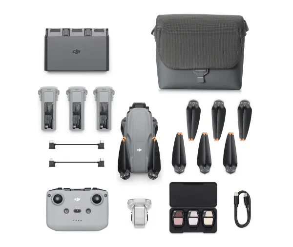 DJI Air 3S Fly More Combo (DJI RC-N3) - Drone - USB