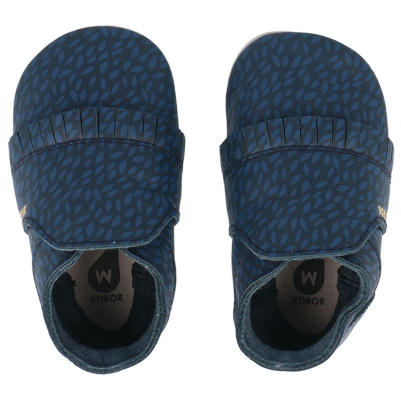 Bobux Bobux Chaussons Navy Leaf