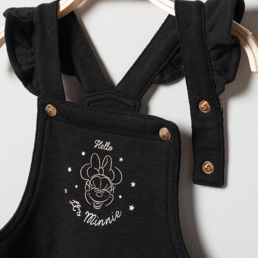 Robe à bretelles print Minnie Disney pour bébé fille - Gris foncé