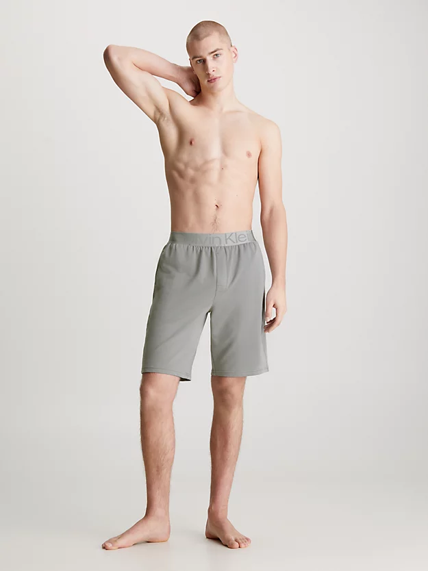 Short lounge - Tecido atoalhado de algodão Steel Cotton Terry
