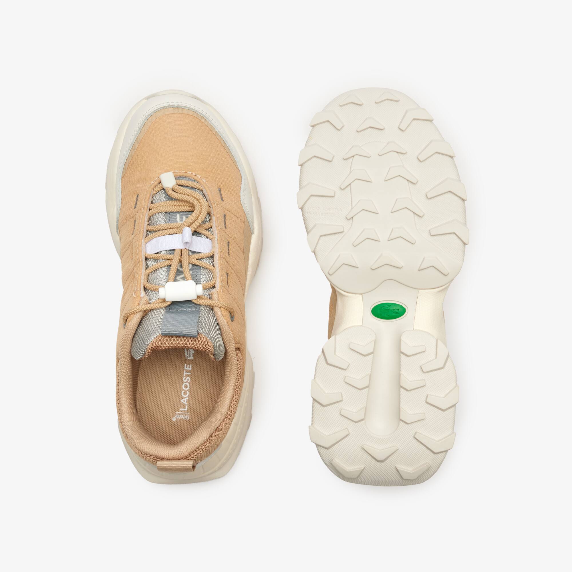 Sneaker Outdoor L-Guard Breaker CT femme en nylon ripstop Outdoor - Beige - Lacoste - Femme