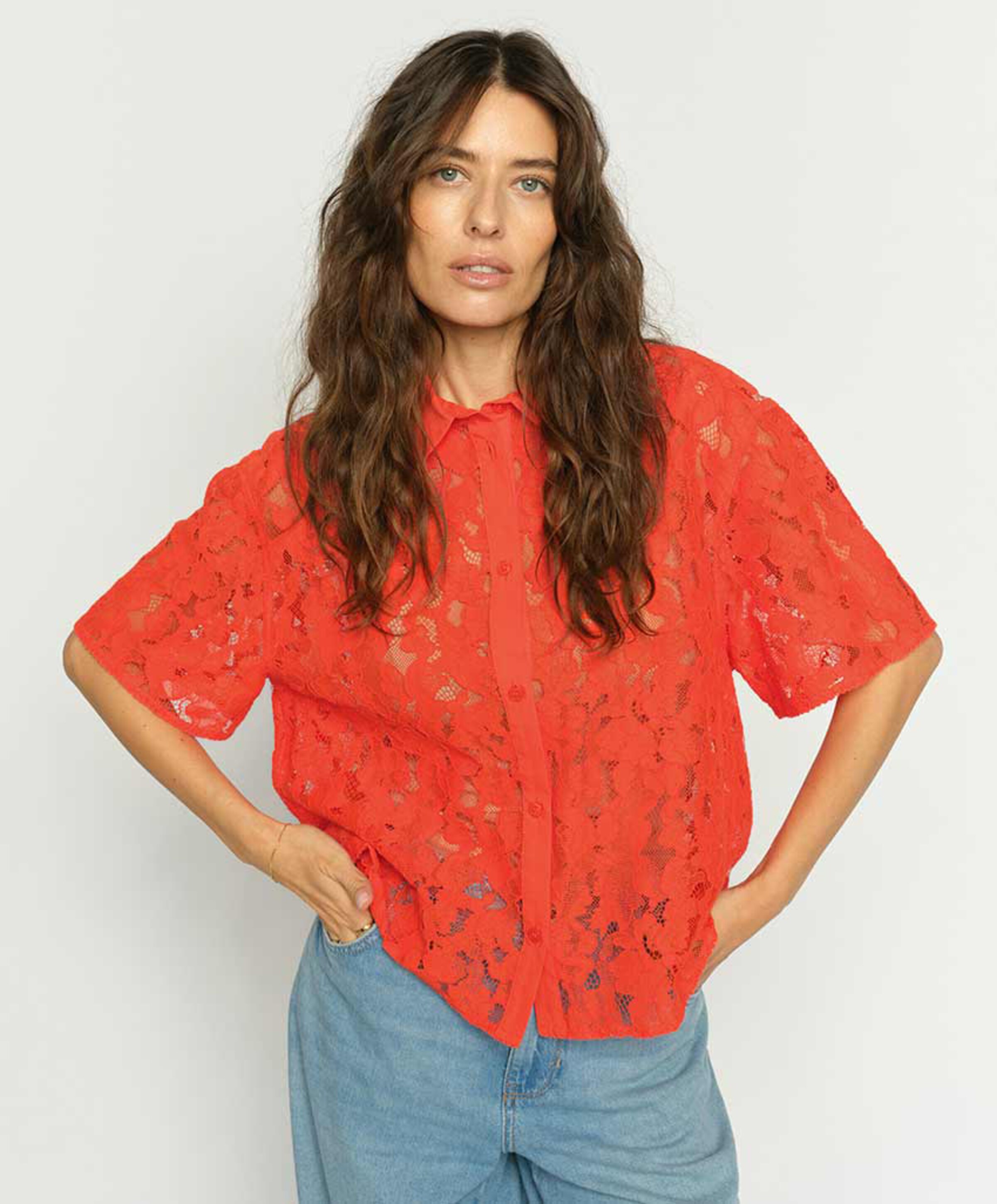 Mos Mosh Dames blouse oranje