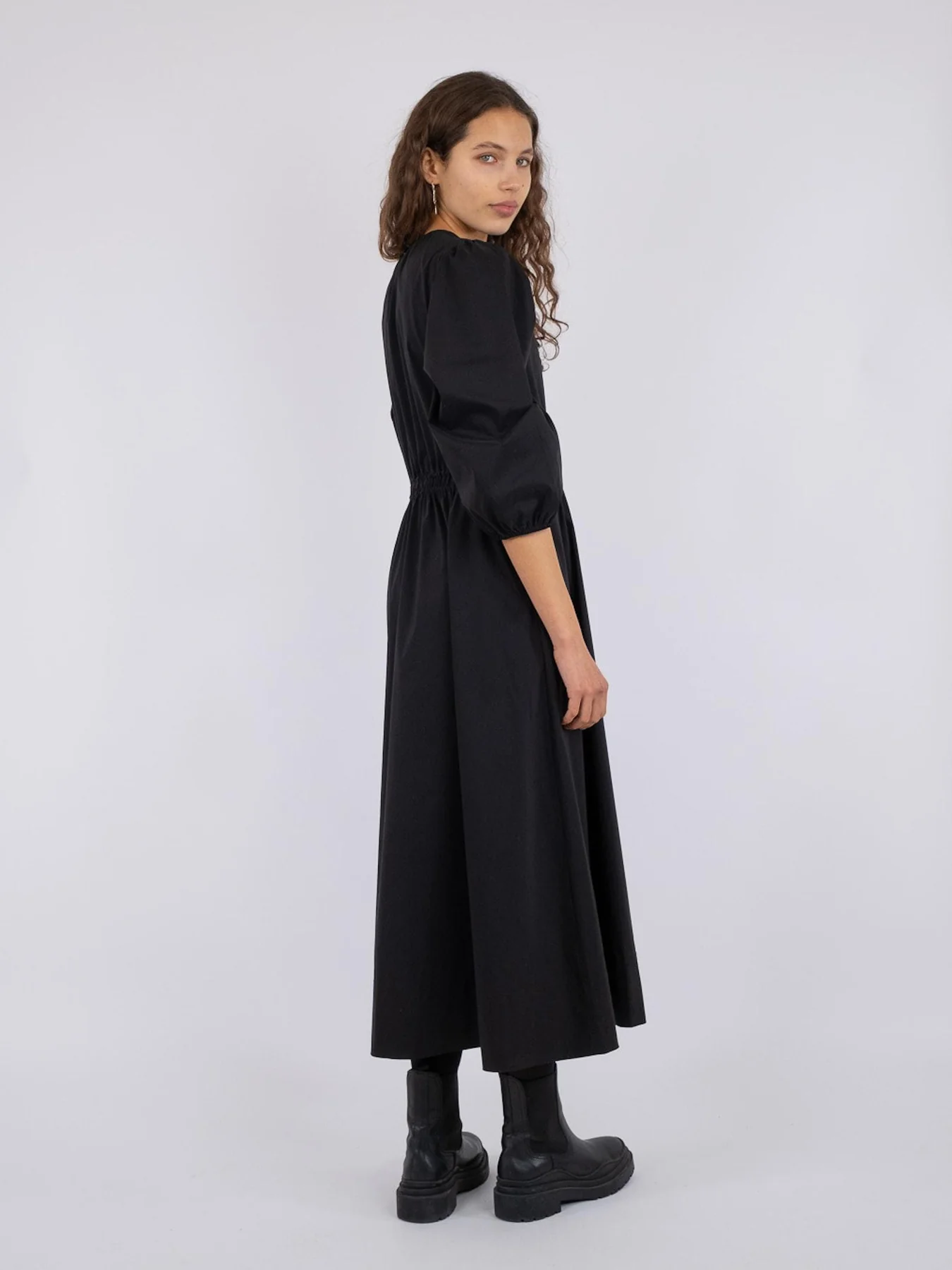 Neo Noir Eymi Poplin Dress