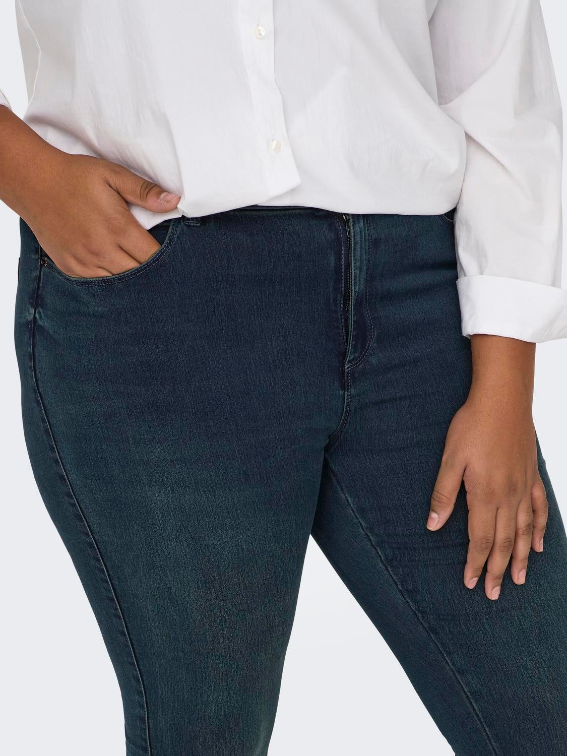CARAUGUSTA Hohe Taille Skinny Fit Jeans Blue Black Denim