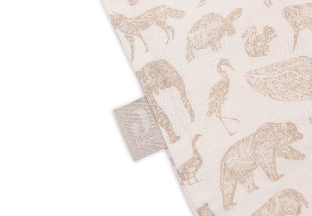 hydrofiele slaapzak Animals Nougat