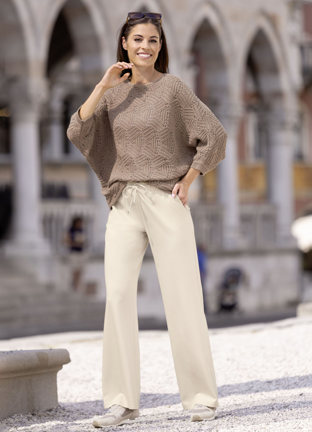 Pullover mit nachhaltig recycelter Baumwolle