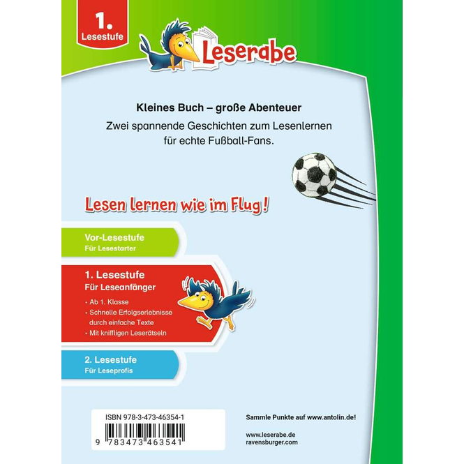 Leserabe - 1. Lesestufe - Erstlesegeschichten - Fußball