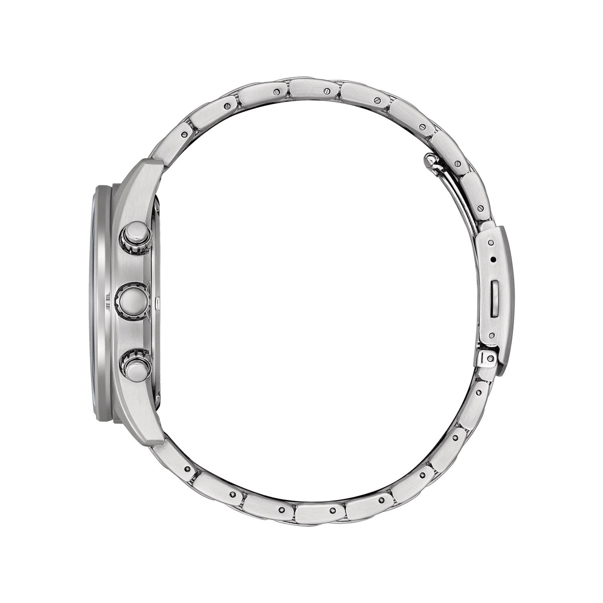 Montre CITIZEN platform urban chronograph homme eco-drive bracelet acier gris