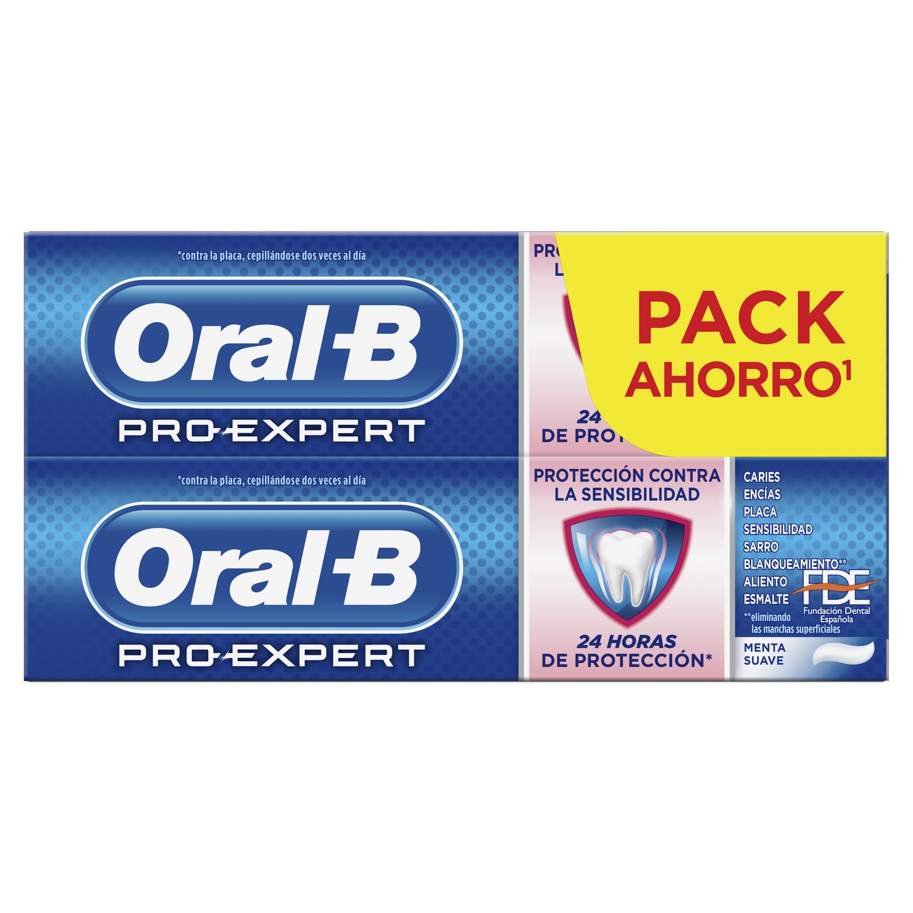 PASTA DENTIFRICA ORAL B PRO EXPERT SENSIBILIDADE E BRANQUEAMENTO 2X75ML
