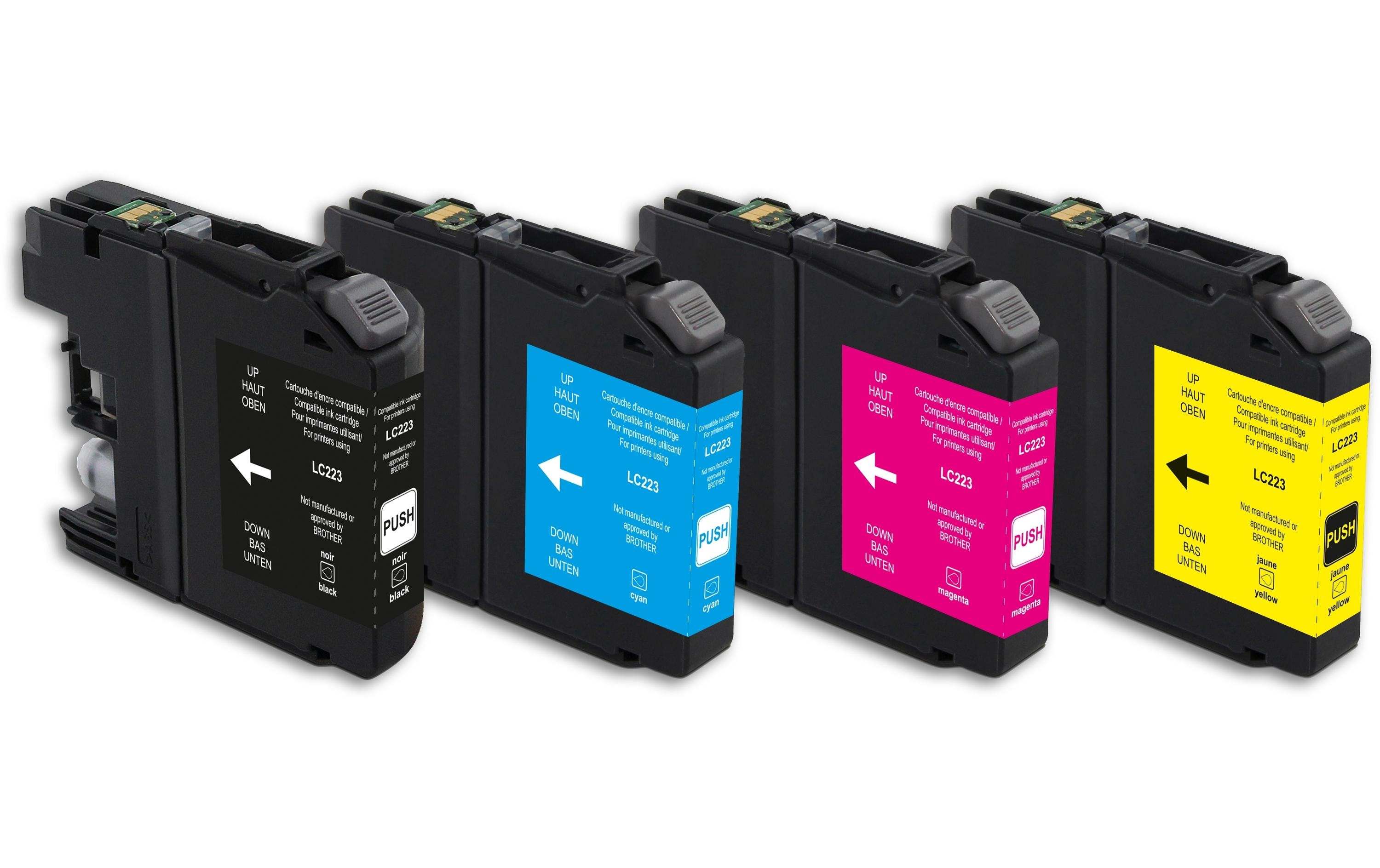 Tinte Brother LC223 Multipack Black/Cyan/Magenta/YellowDruckerpatrone