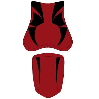 Housse de selle Bagster Rouge Foncé/Noir