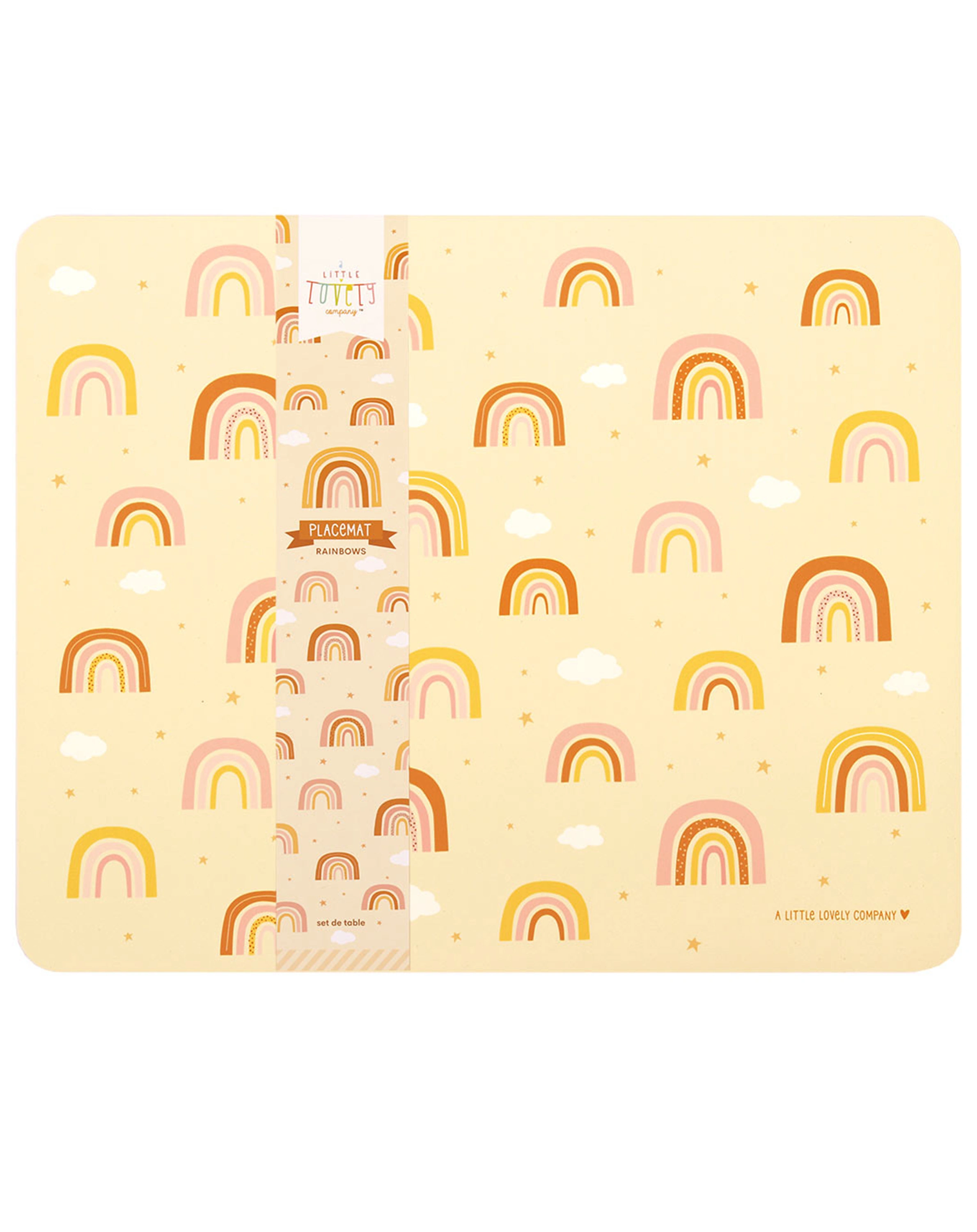 Tischset REGENBOGEN (43x34) in gelb