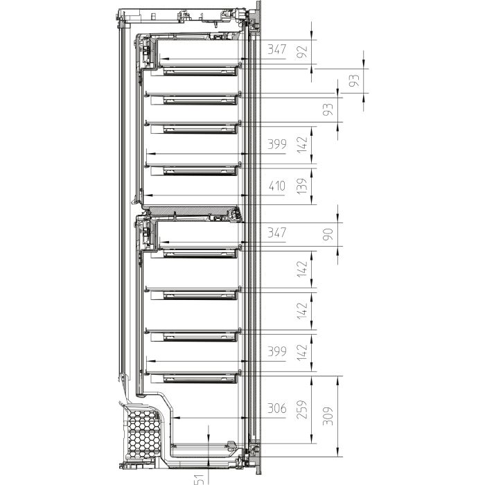 Miele Einbau-Weinschrank KWT 6722 iGS-1