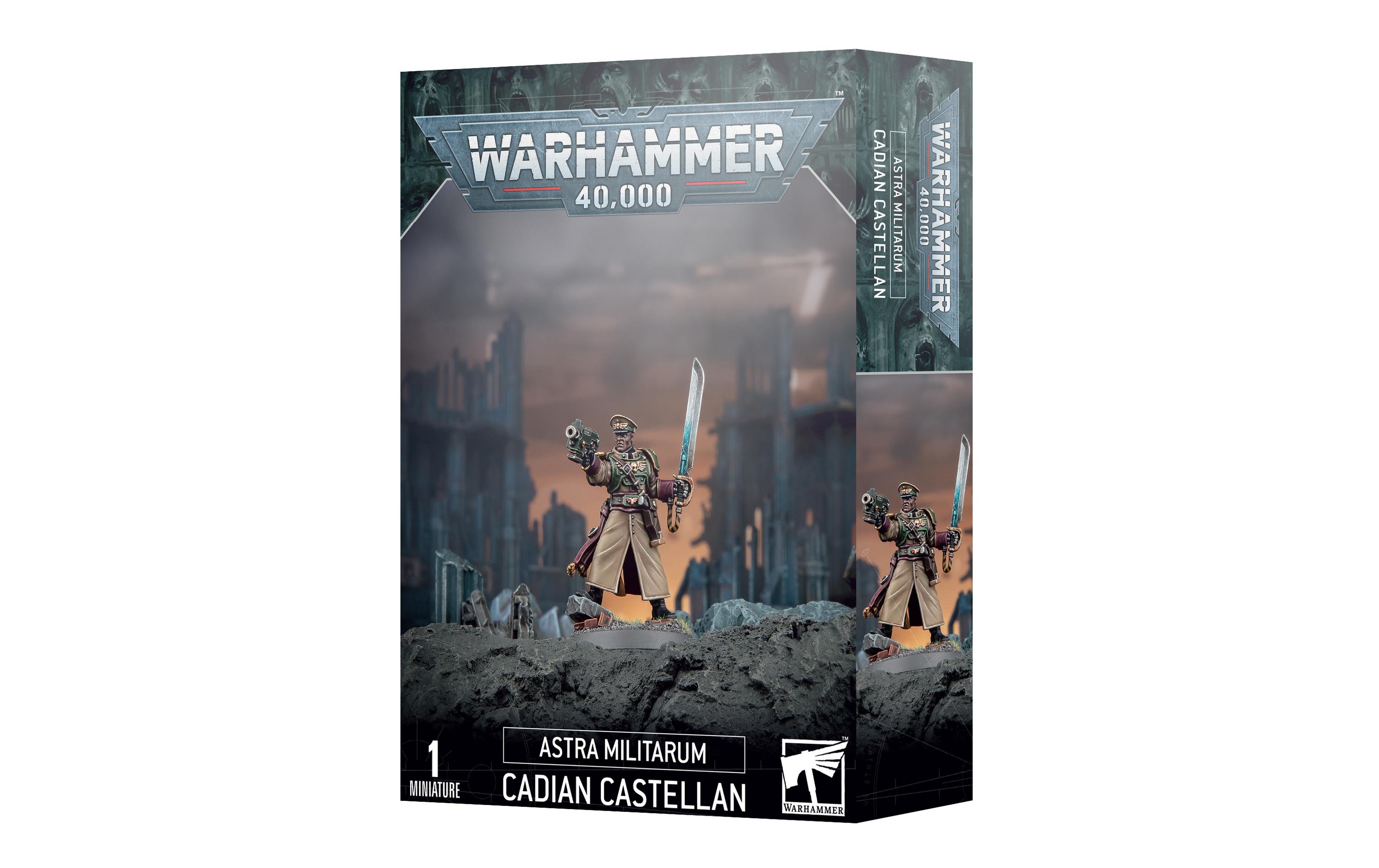 Figur Warhammer 40.000 Cadianischer KastellanWarhammer 40.000 Miniatur – Cadianischer Kastellan Astra Militarum