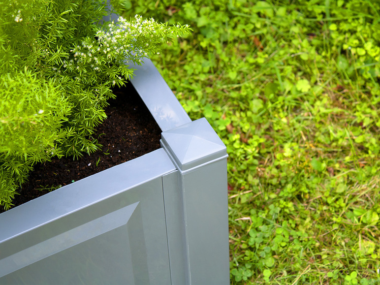 KHW bloembak met centraal trellis, L 100 cm, 110 liter, kunststof