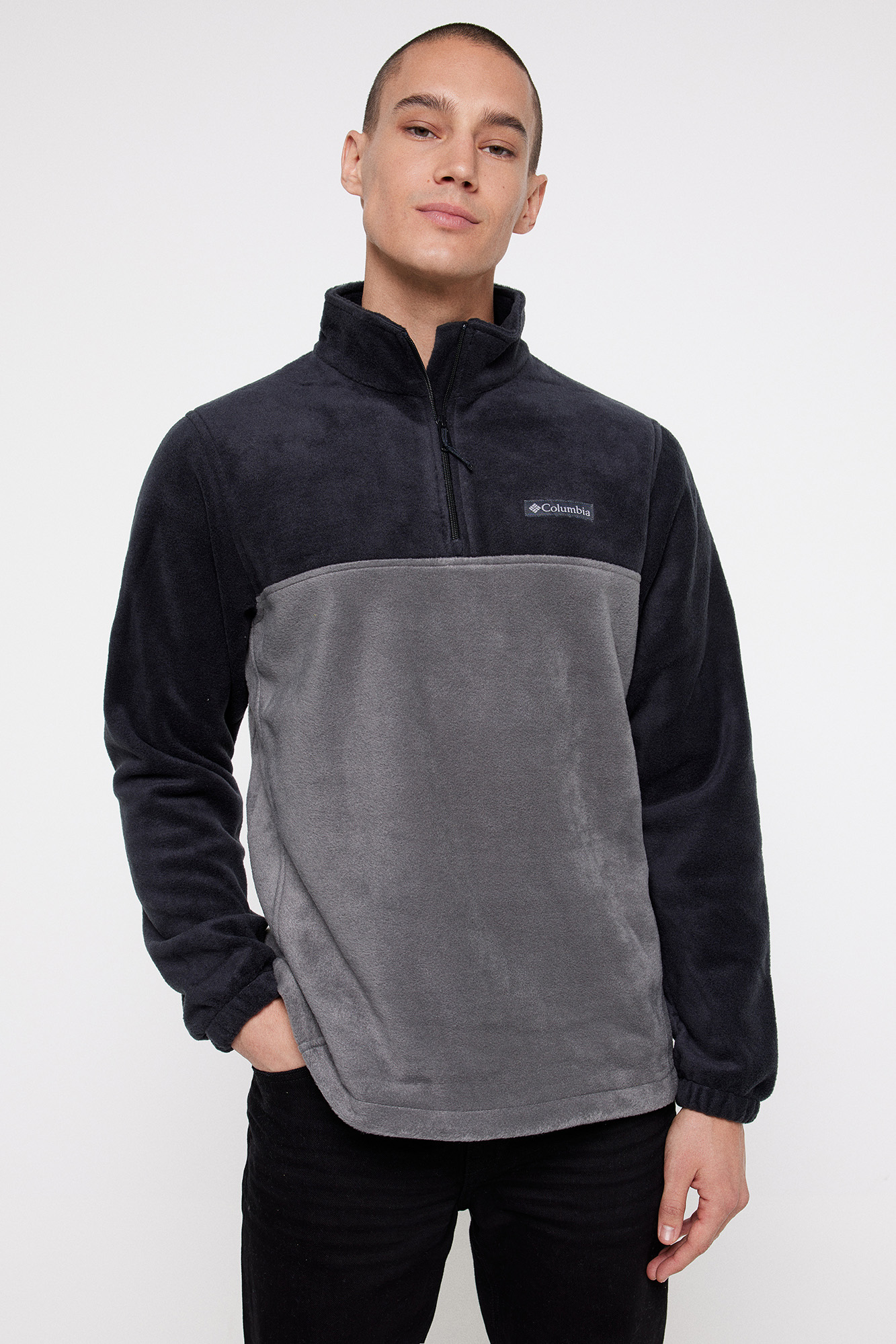 Casaco polar masculino Columbia™ Steens Mountain™ com meio zíper
