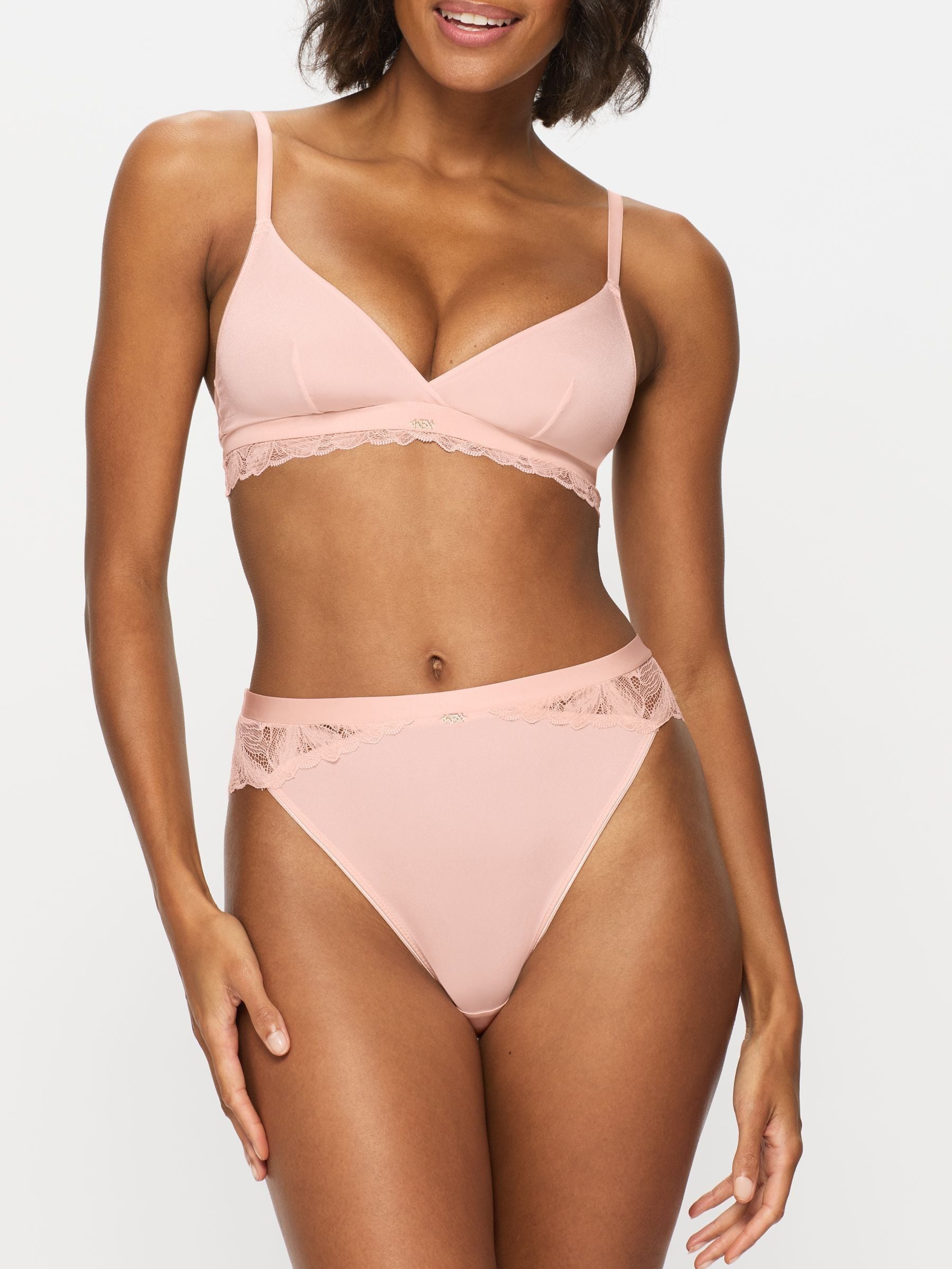 KBX Harper Scalloped Lace Triangle Bralette