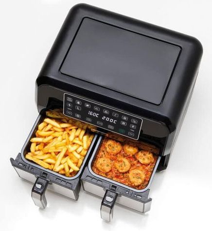 Airfryer - Dubbel Kamersysteem - 8 Liter - 8 Programma's - Touchscreen