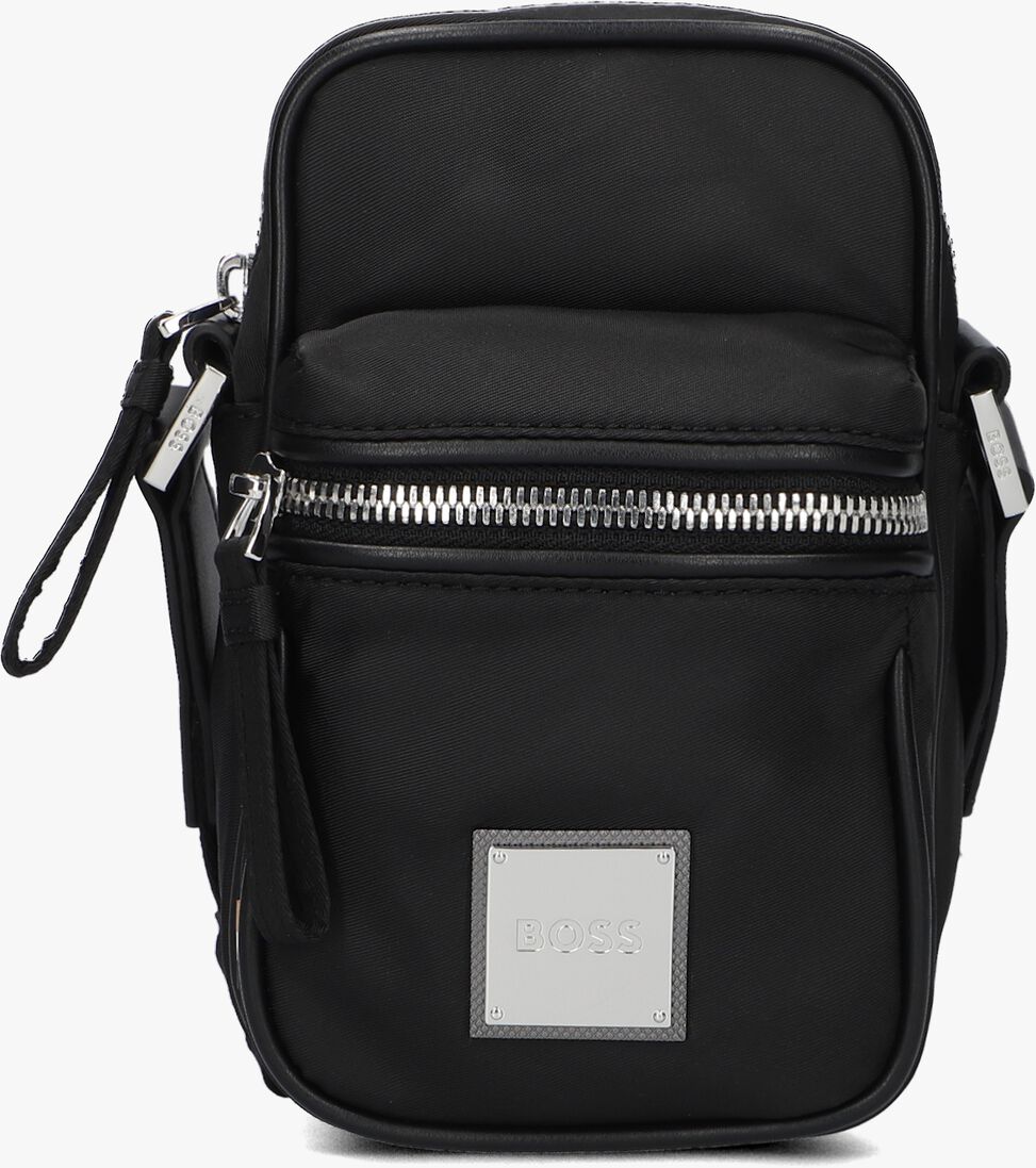 BOSS zwarte boss schoudertas lennon ns zip small