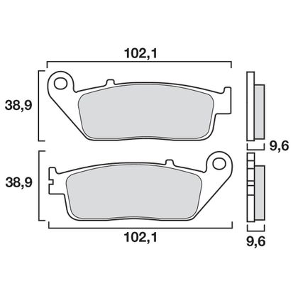 Plaquettes de freins Brembo Sinter Métal Fritté sport avant