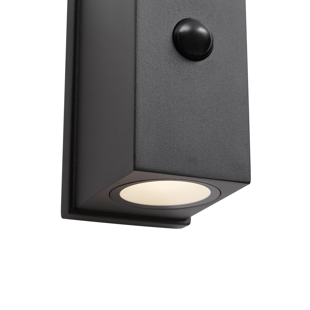Wandlamp zwart lux sensor magnetisch incl. LED oplaadbaar - Baleno
