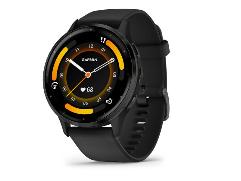 GARMIN Sportuhr Venu 3 Schwarz / Schiefergrau Smartwatch