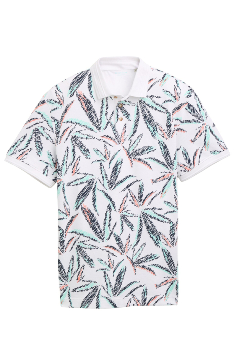 Tom Tailor witte heren polo