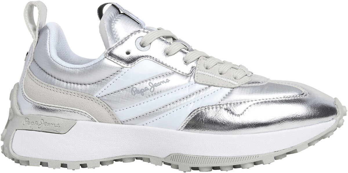 PEPE JEANS<br>Tênis baixo Lucky Metallic