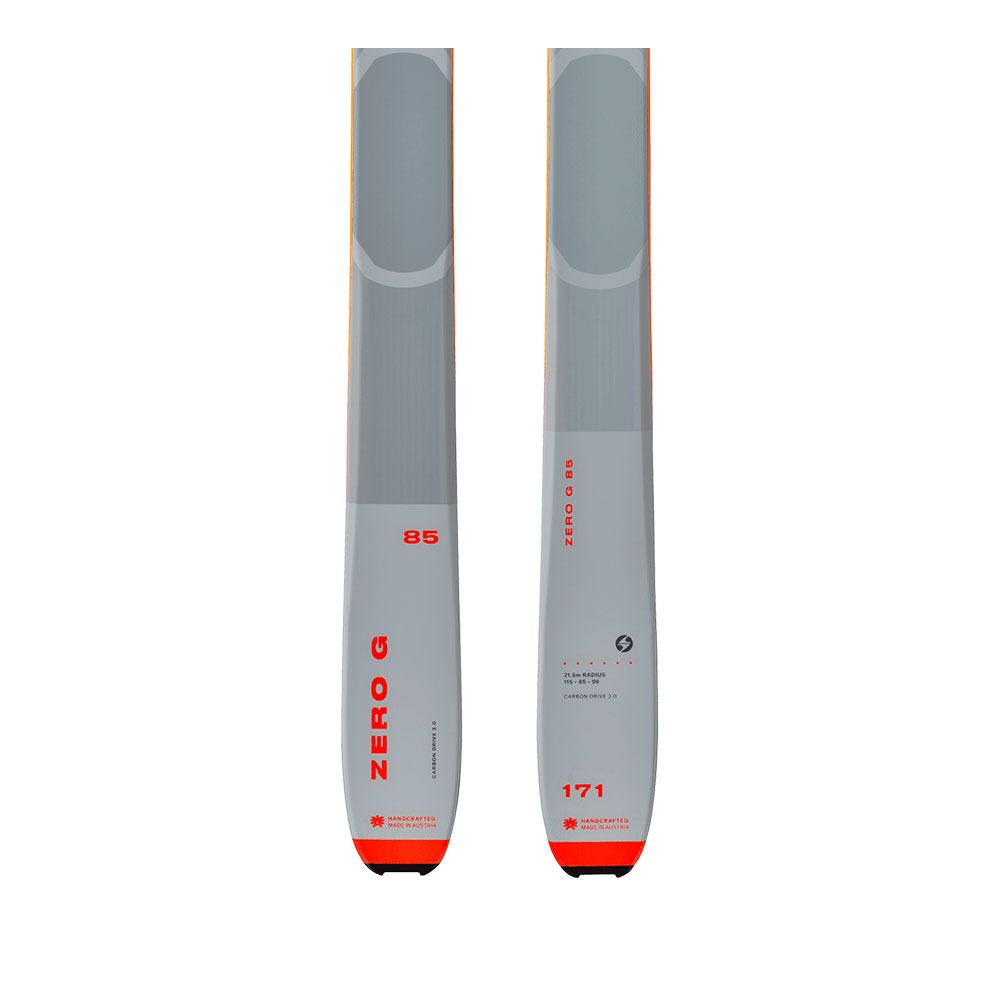 Blizzard ZERO G 085 - Skis randonné Homme gris froid/orange