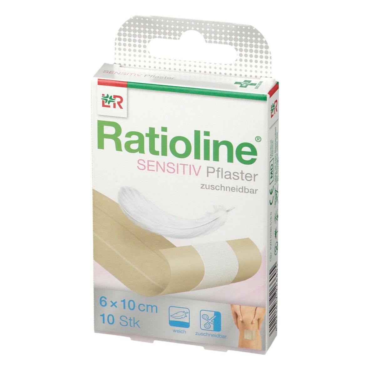 Ratioline® sensitive Wundschnellverband 6 cm x 10 cm