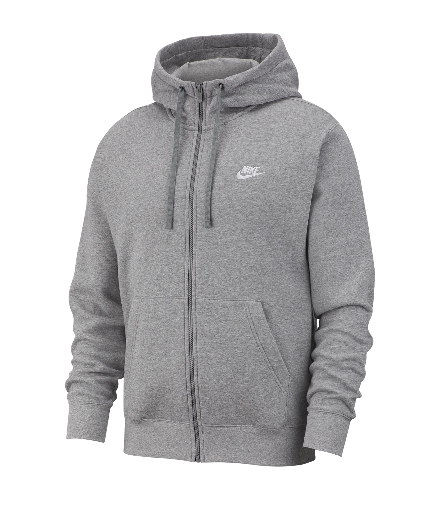 Nike Club Fleece Kapuzenjacke Grau F063