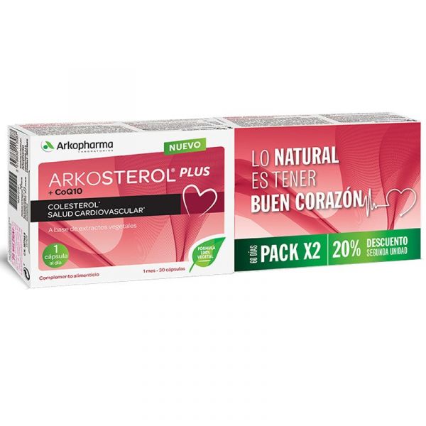 Arkopharma Duplo Arkosterol Plus 60 Cápsulas
