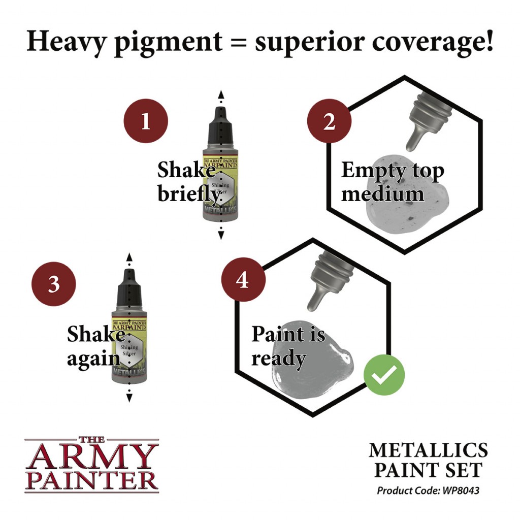 Army Painter - Warpaints Metallics Paint Set
