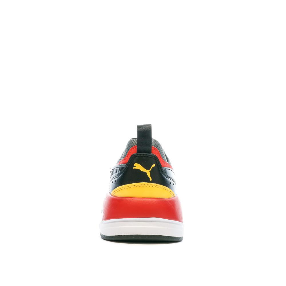 Puma Baskets Blanche/Noir/Jaune Homme Puma X-ray 2 Square