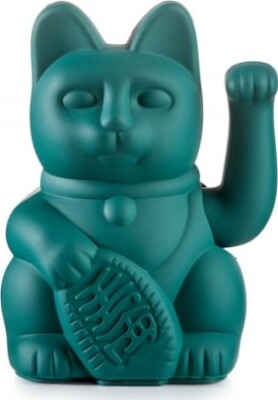 Vinkekat - Lykkekat - Maneki-Neko - Donkey - Grøn