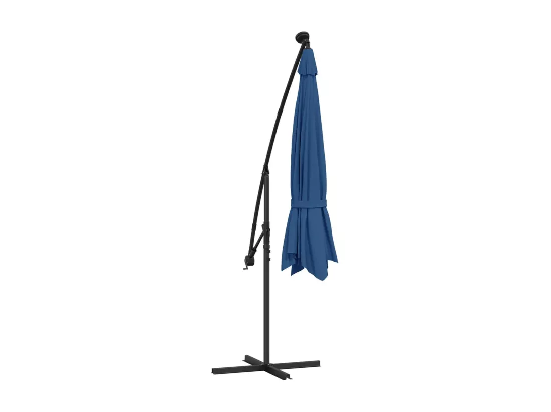Parasol déporté avec lumières bleue 02_0008455